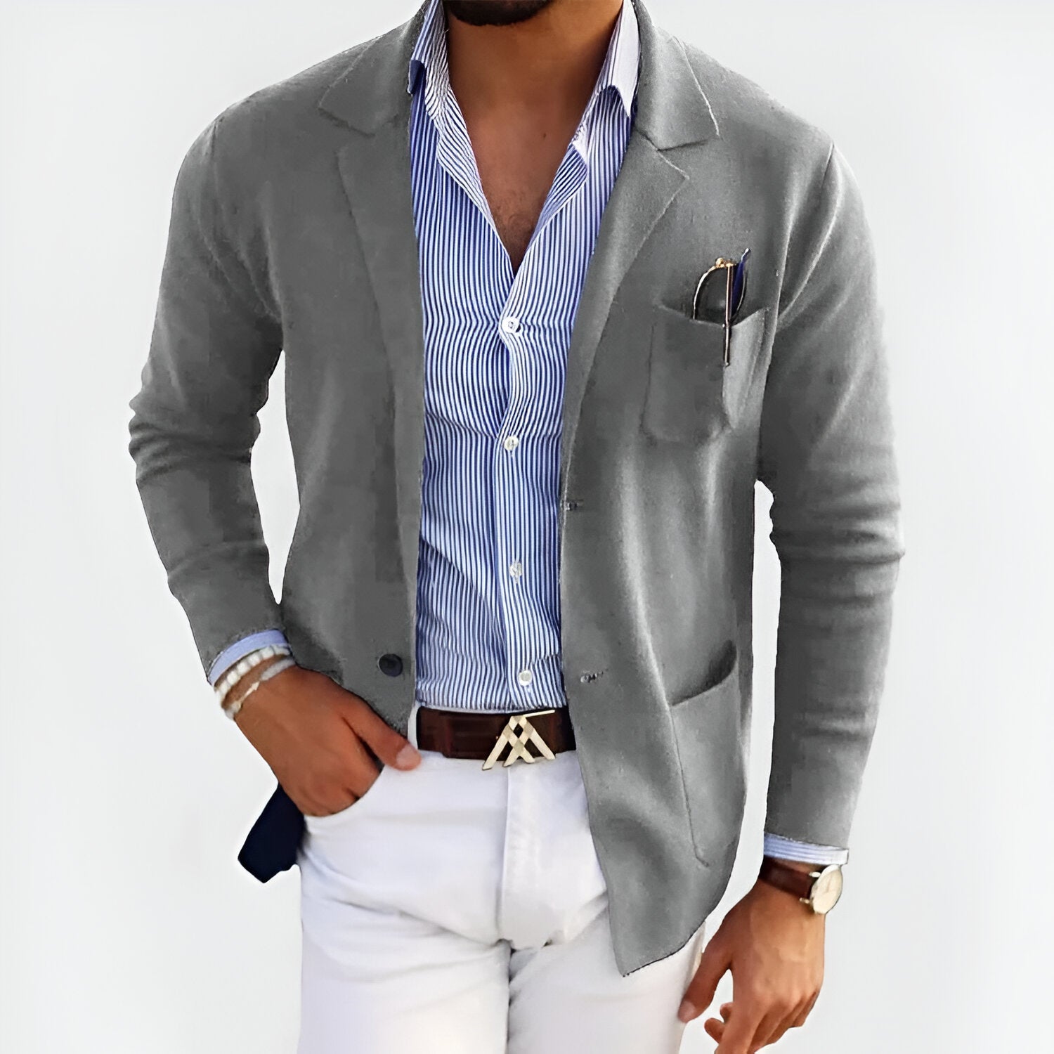 Lignes Parisiennes™ | Veste Légère et Élégante pour Homme