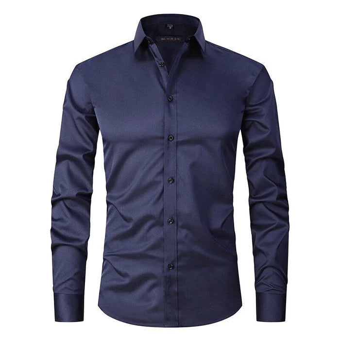 Lignes Parisiennes™ | Chemise Premium Extensible & Sans Repassage