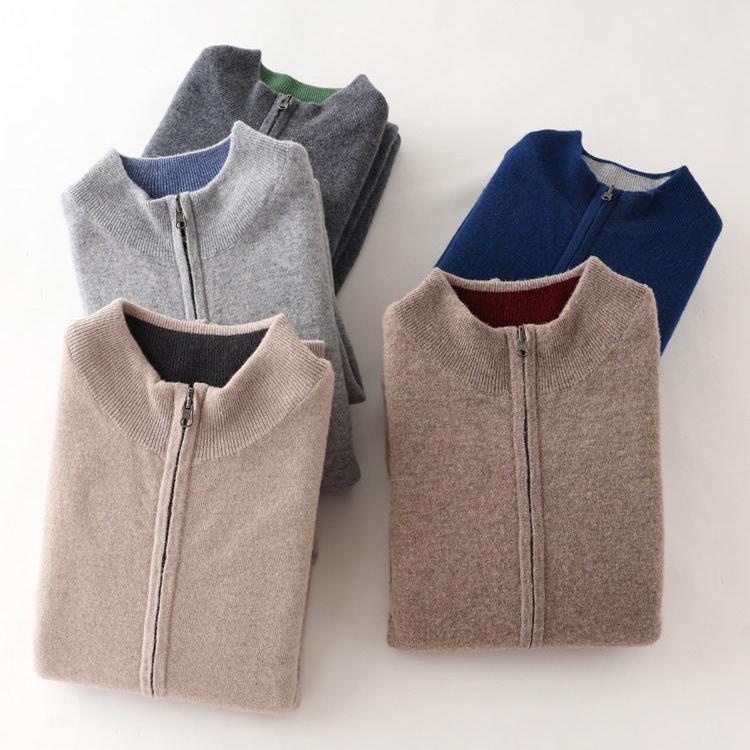 Lignes Parisiennes™ | Veste zippée 100% cachemire