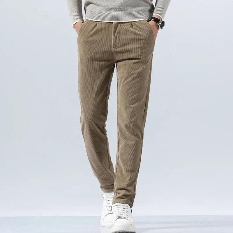 Lignes Parisiennes™ | Pantalon en velours côtelé