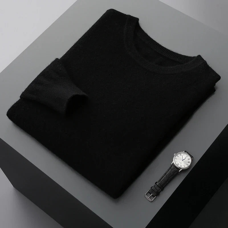 Lignes Parisiennes™ | Pull en laine à col rond