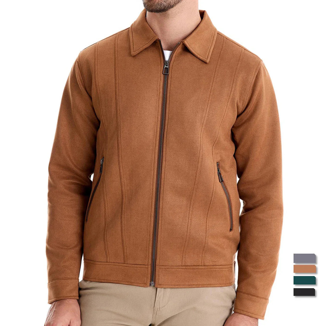 Lignes Parisiennes™ | Veste en daim