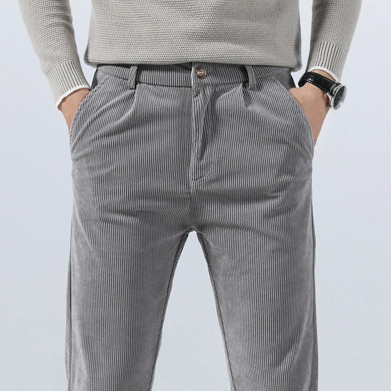 Lignes Parisiennes™ | Pantalon en velours côtelé
