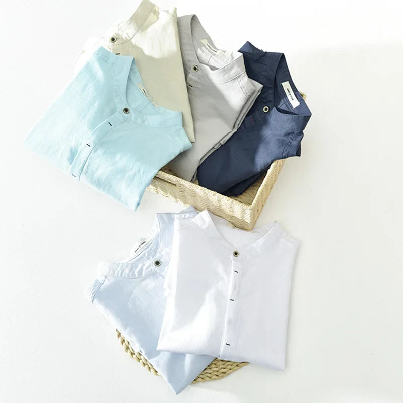 Lignes Parisiennes™ | Chemise en lin classique de luxe