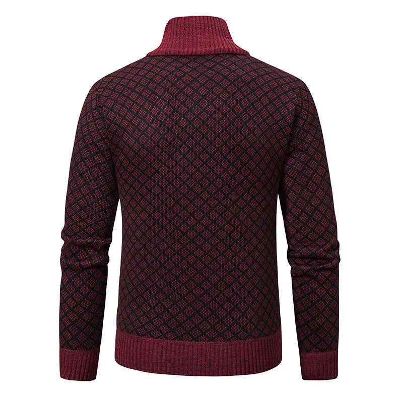 Lignes Parisiennes™ | Veste en maille quadrillée