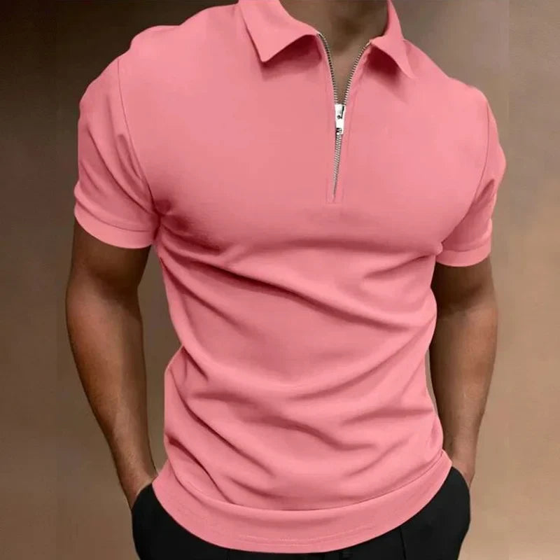 Lignes Parisiennes™ | Demi-zip Polo Shirt