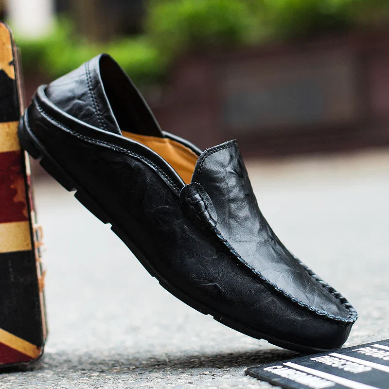 Lignes Parisiennes™ | Mocassins 100% cuir véritable
