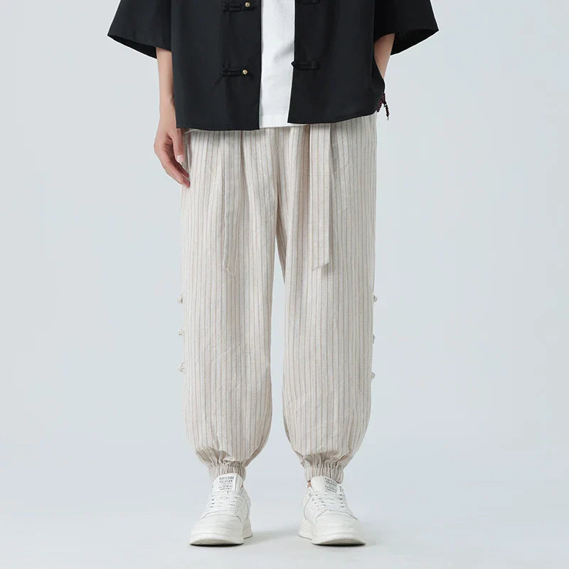 Lignes Parisiennes™ | Pantalon Comfort Cotton Linen