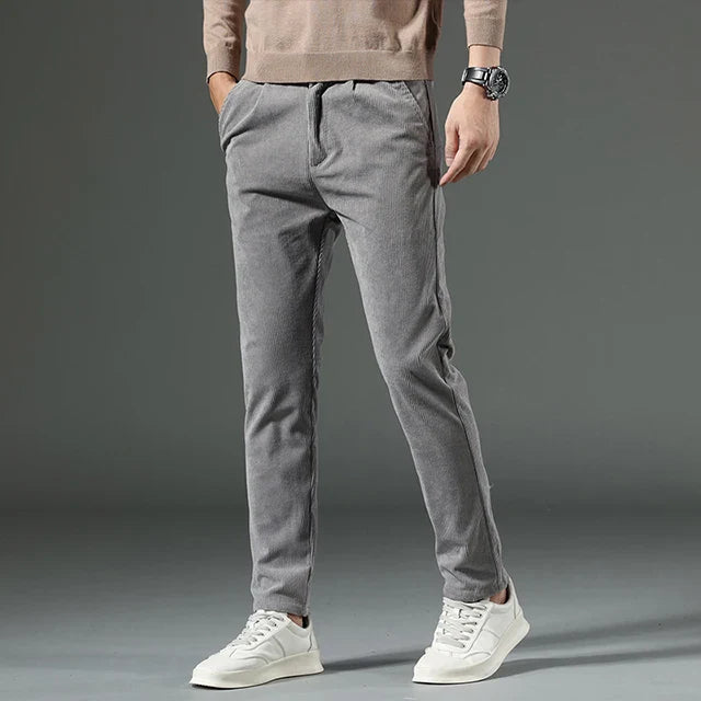 Lignes Parisiennes™ | Pantalon en velours côtelé