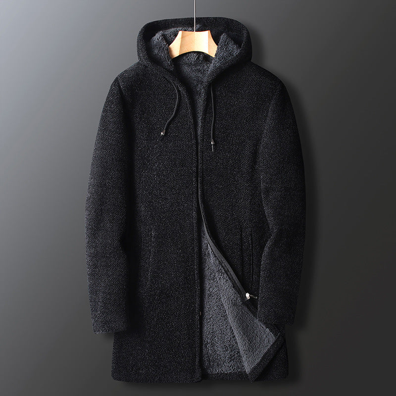 Lignes Parisiennes™ | Manteau à capuche en polaire