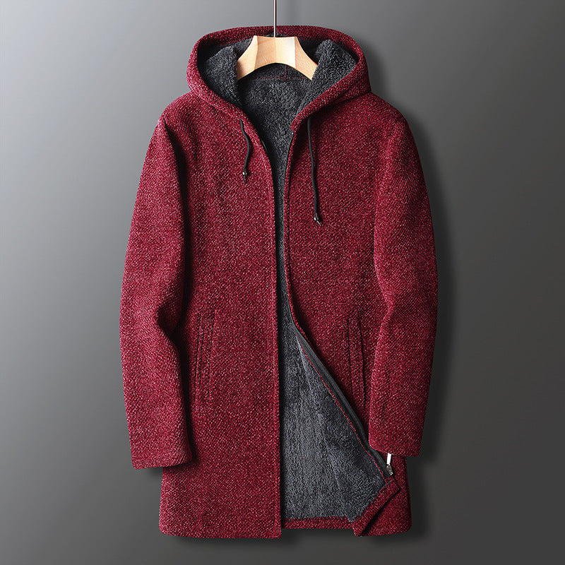 Lignes Parisiennes™ | Manteau à capuche en polaire