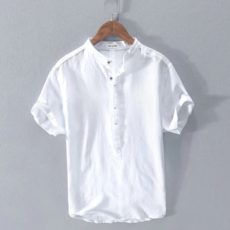 Lignes Parisiennes™ | Chemise en lin classique de luxe