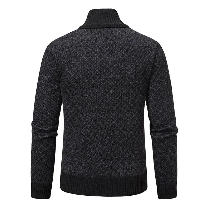 Lignes Parisiennes™ | Veste en maille quadrillée