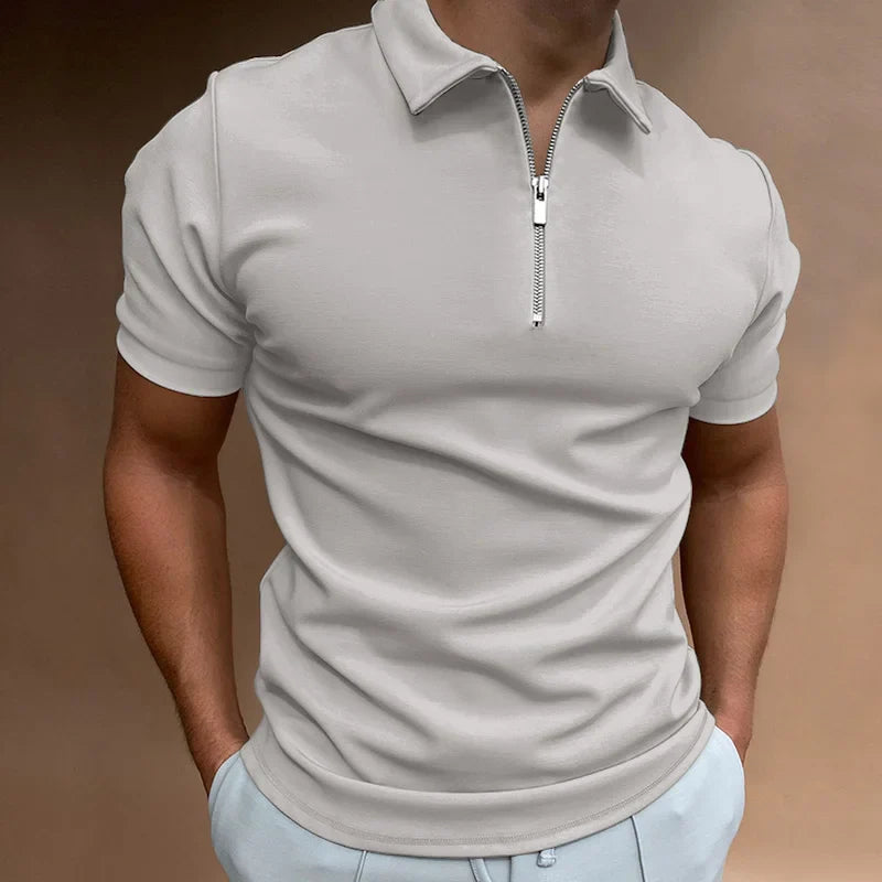 Lignes Parisiennes™ | Demi-zip Polo Shirt