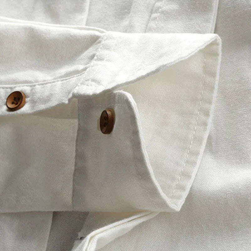 Lignes Parisiennes™ | Boutonnière en lin de style japonais