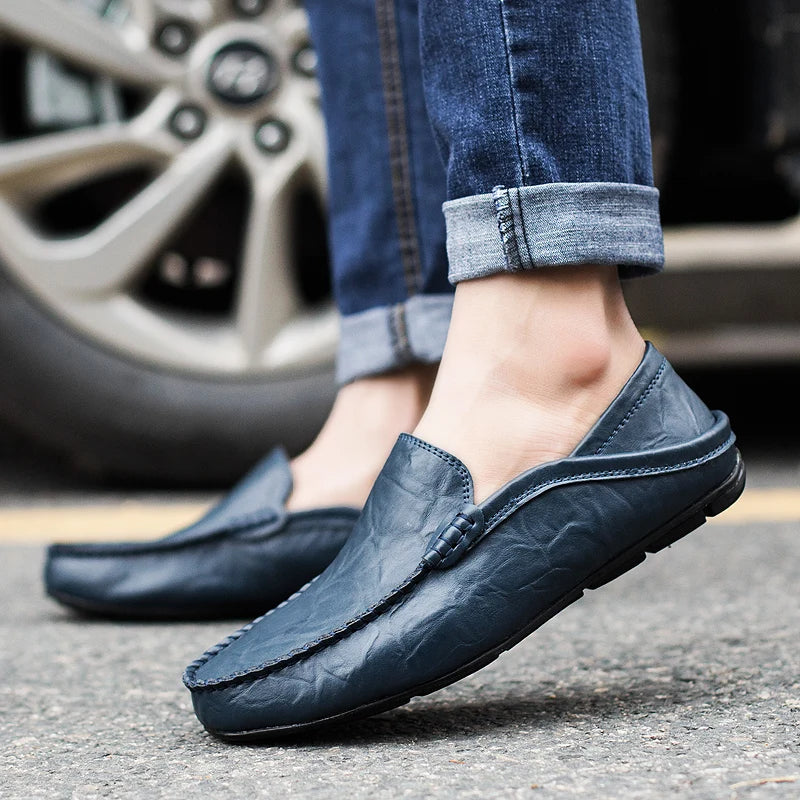 Lignes Parisiennes™ | Mocassins 100% cuir véritable