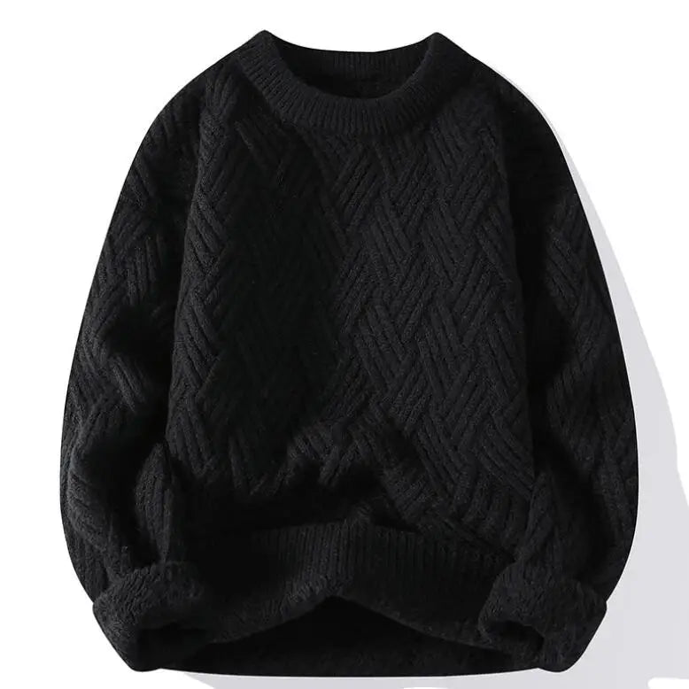 Lignes Parisiennes™ | Pull à col ras du cou en tissu écossais
