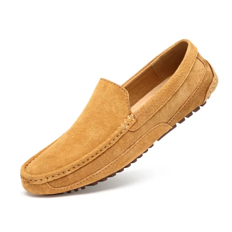 Lignes Parisiennes™ | Mocassins 100% daim véritable