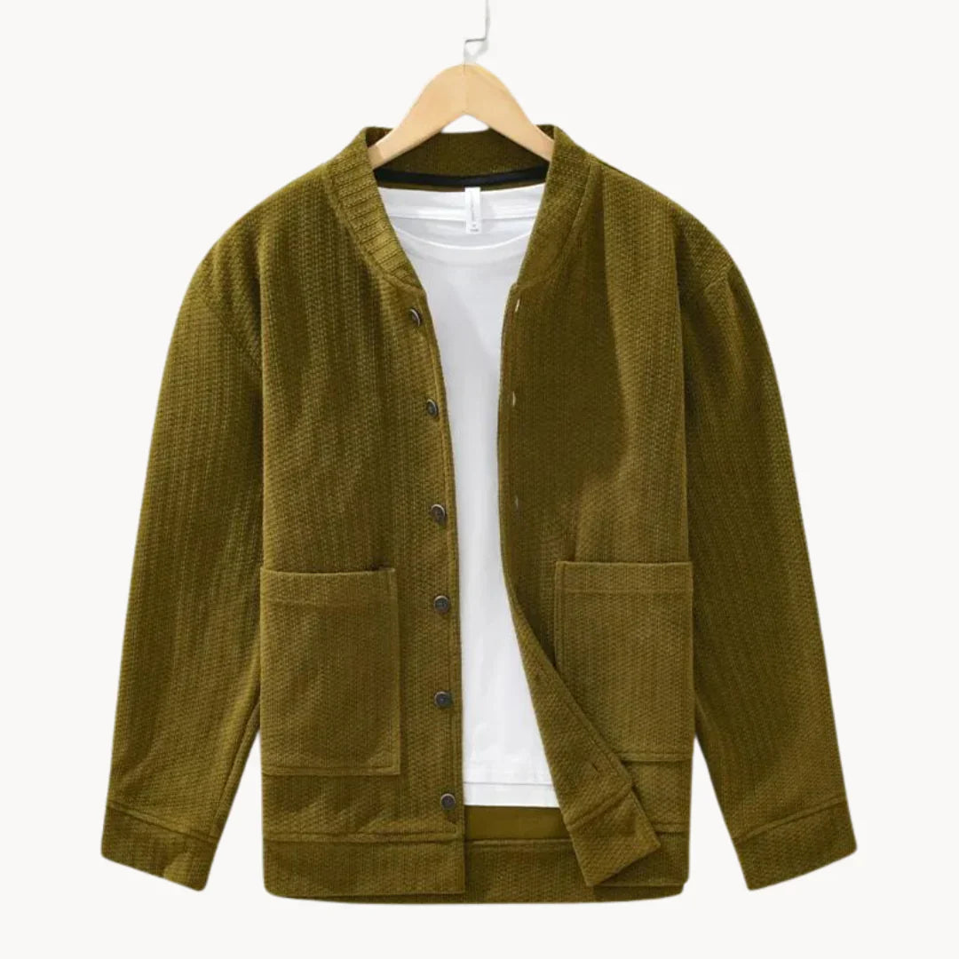 Lignes Parisiennes™ | Cardigan en velours côtelé