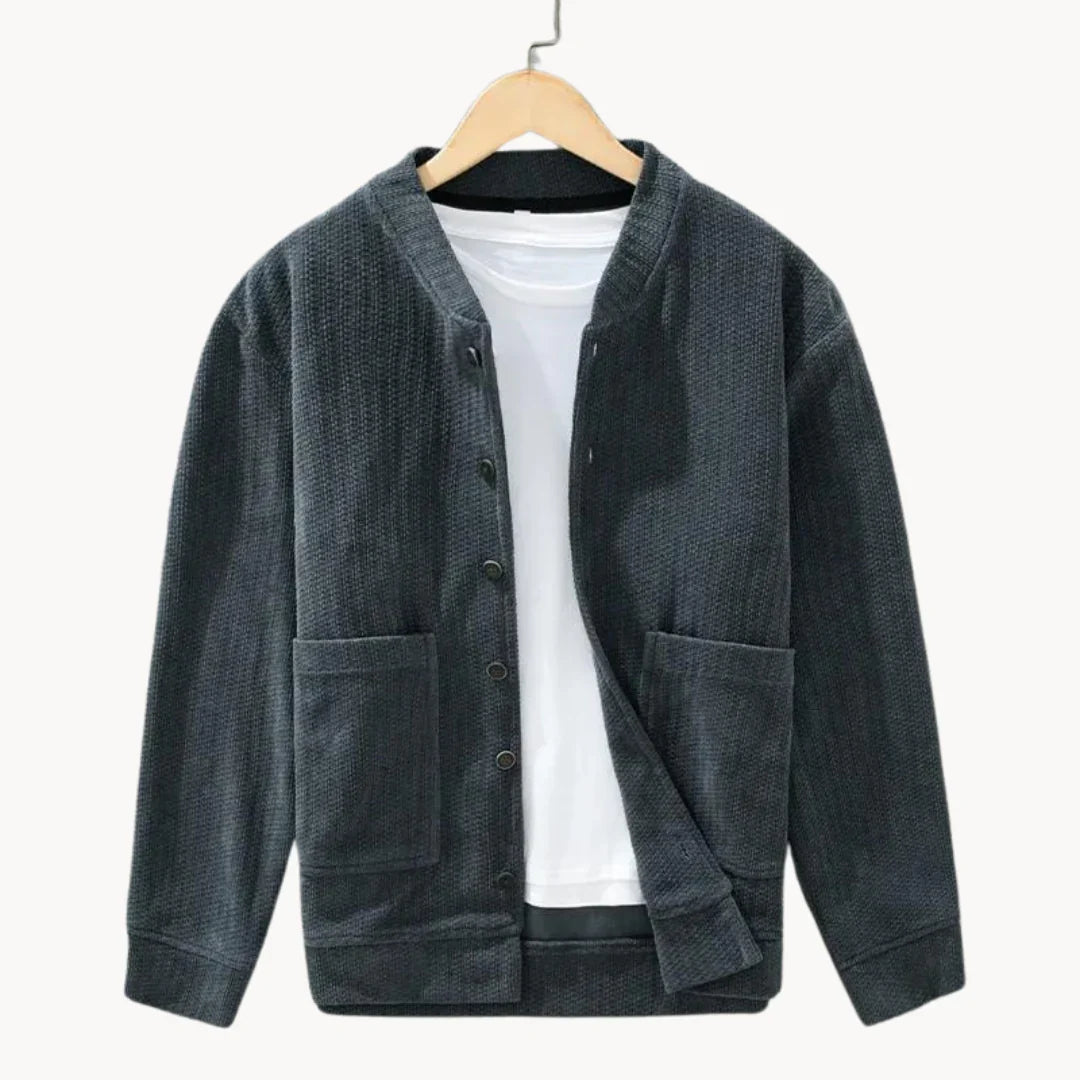 Lignes Parisiennes™ | Cardigan en velours côtelé