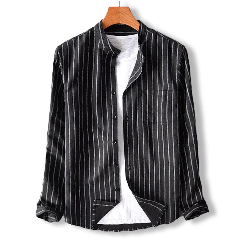 Lignes Parisiennes™ | Chemise en coton lin à coupe régulière