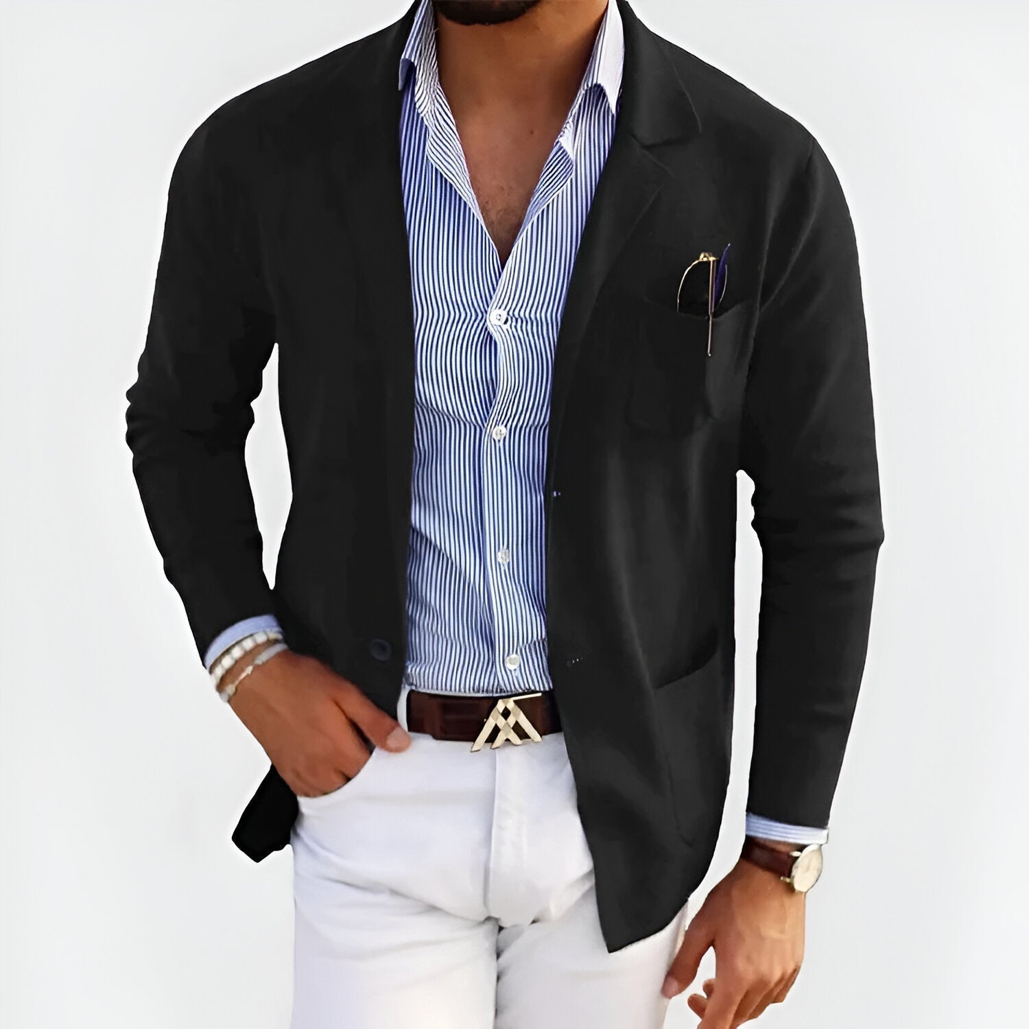 Lignes Parisiennes™ | Veste Légère et Élégante pour Homme