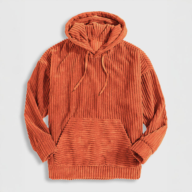 Lignes Parisiennes™ | Sweat à capuche en velours côtelé