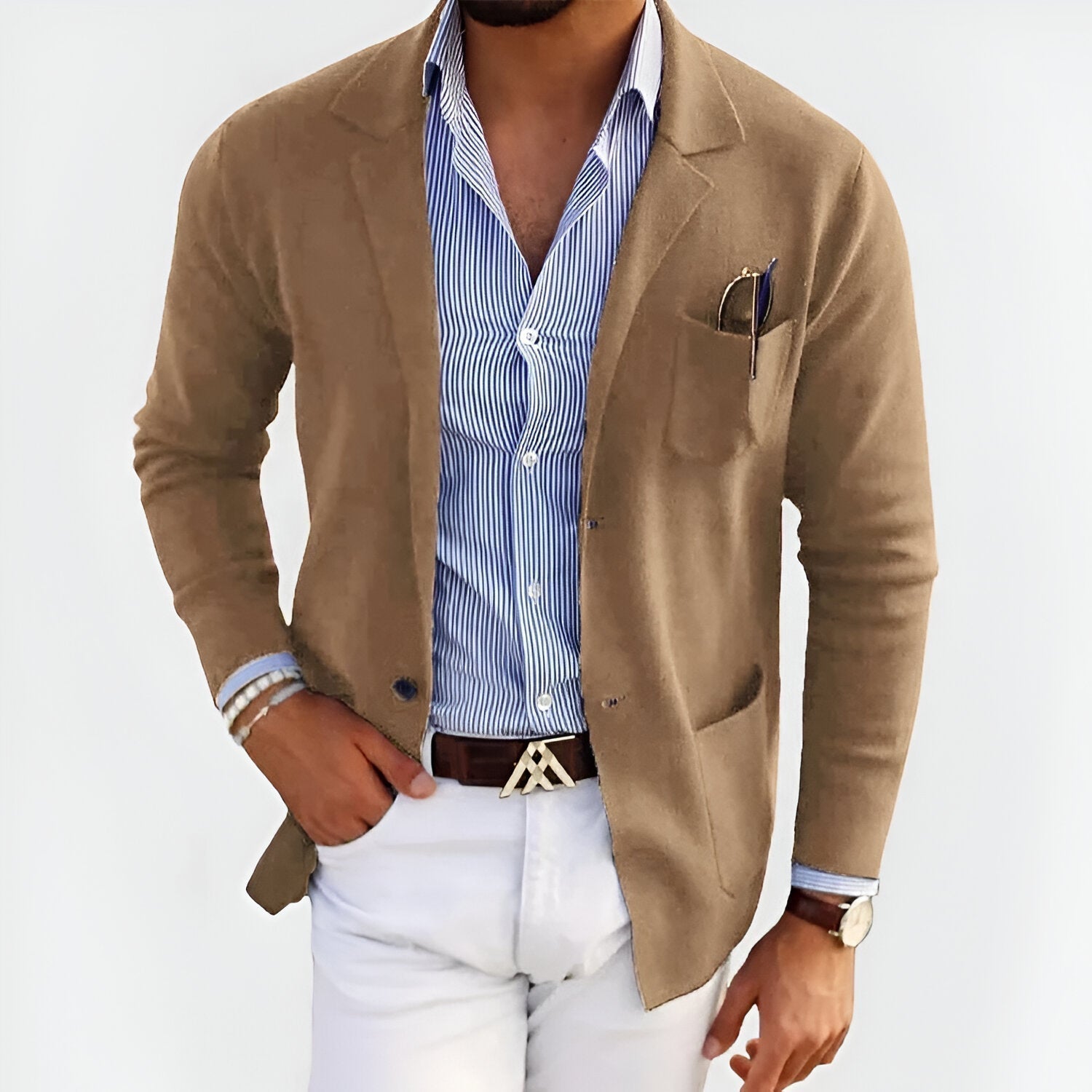 Lignes Parisiennes™ | Veste Légère et Élégante pour Homme