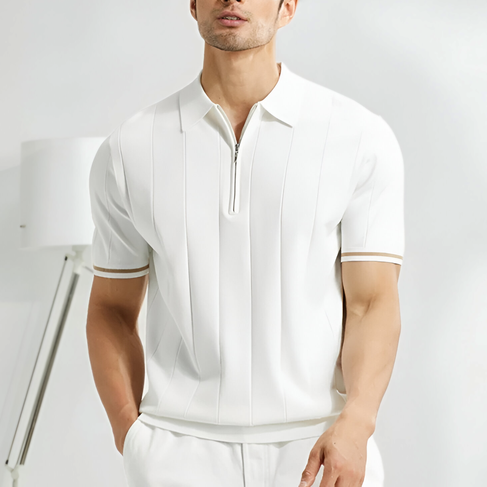 Lignes Parisiennes™ | Polo zippé