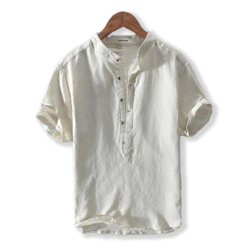 Lignes Parisiennes™ | Chemise en lin classique de luxe