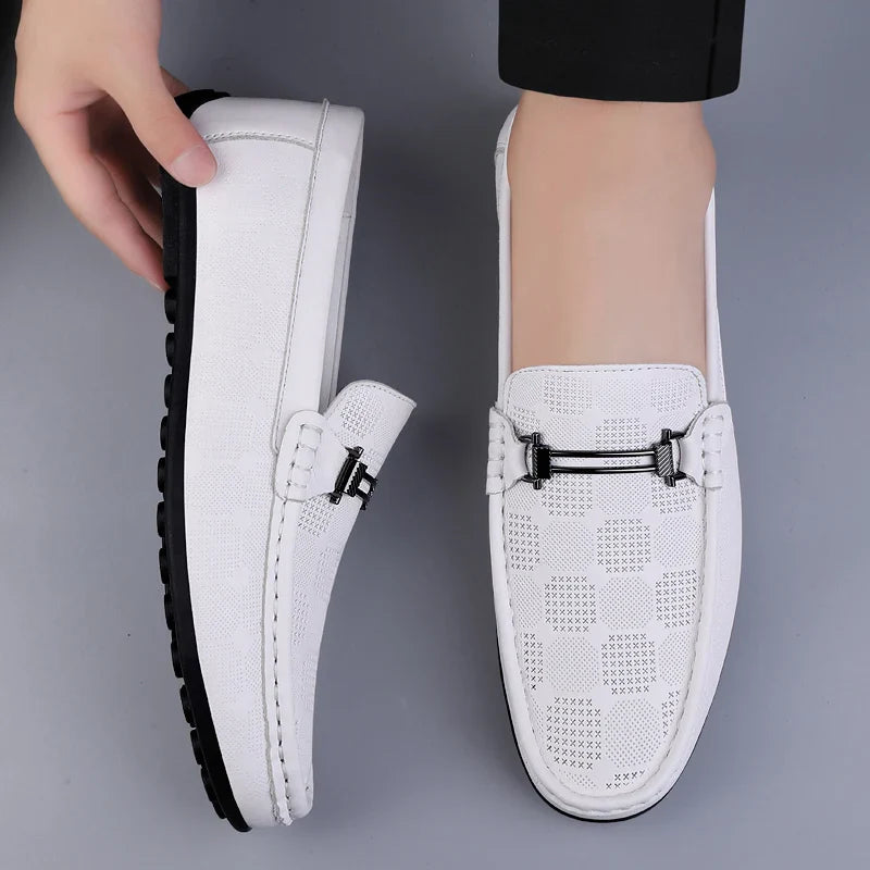 Lignes Parisiennes™ | Mocassins en cuir véritable