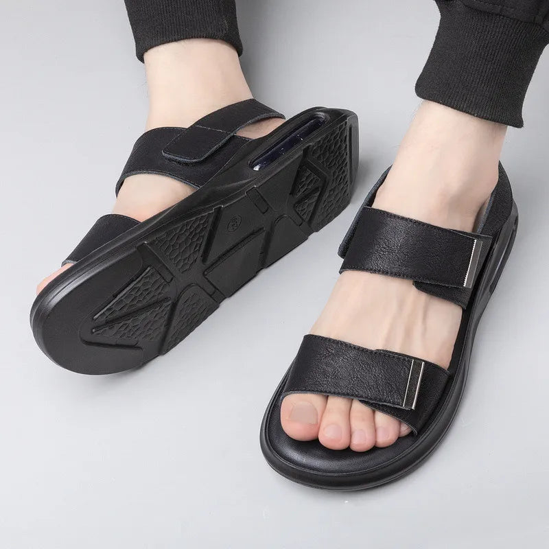 Lignes Parisiennes™ | Sandales en cuir véritable de luxe