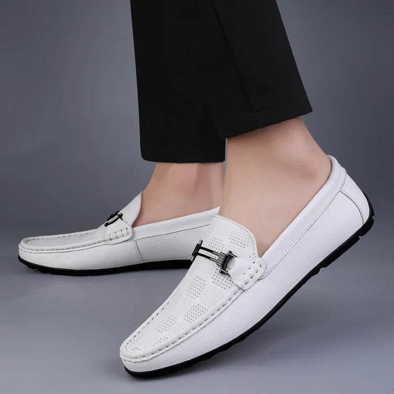 Lignes Parisiennes™ | Mocassins en cuir véritable