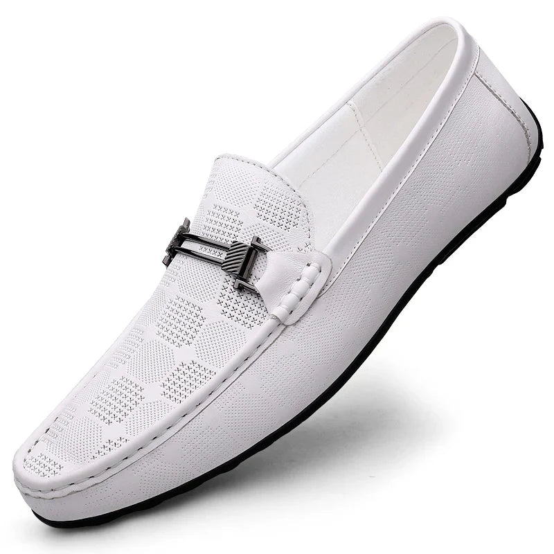 Lignes Parisiennes™ | Mocassins en cuir véritable