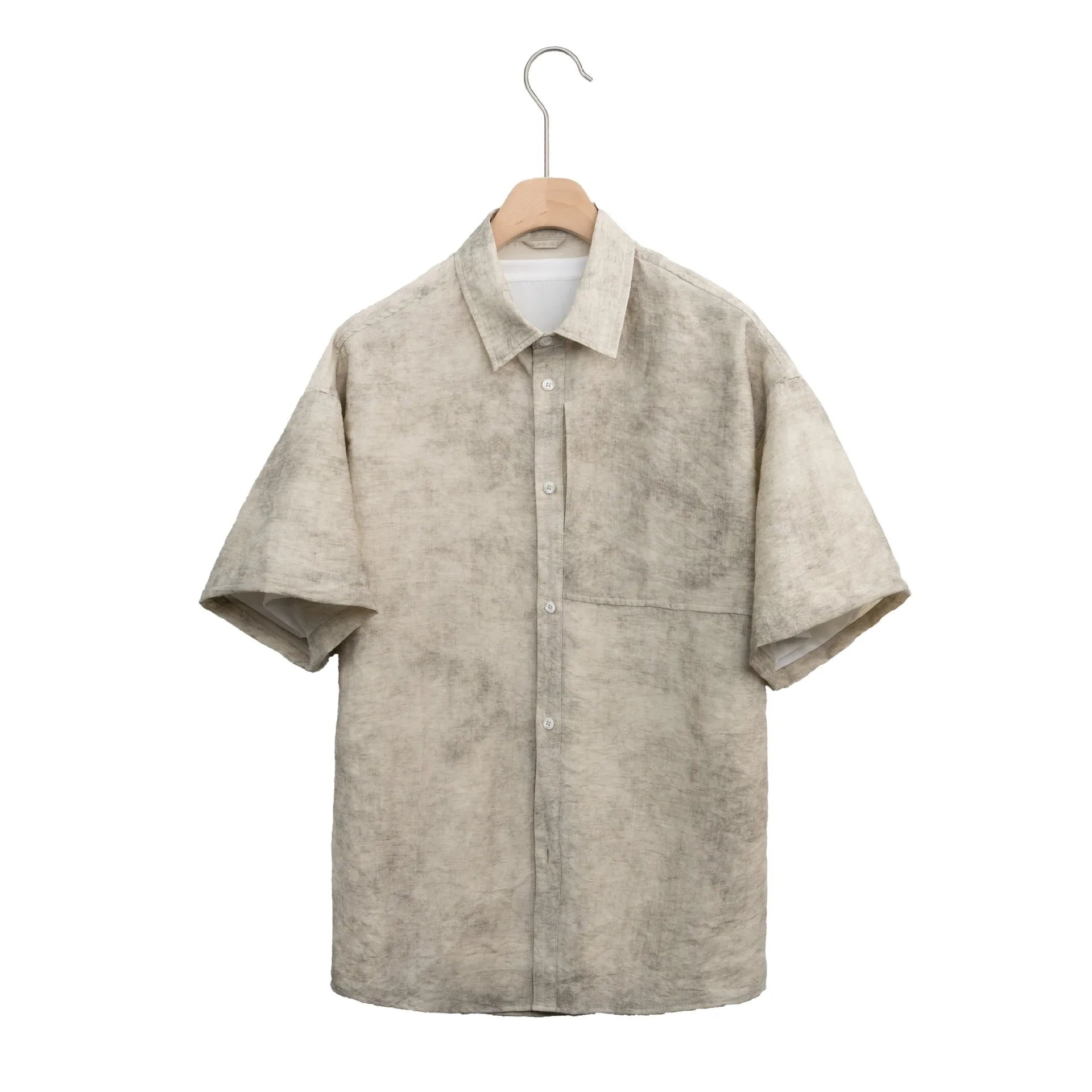 Lignes Parisiennes™ | Chemise à col campagnard en lin doux
