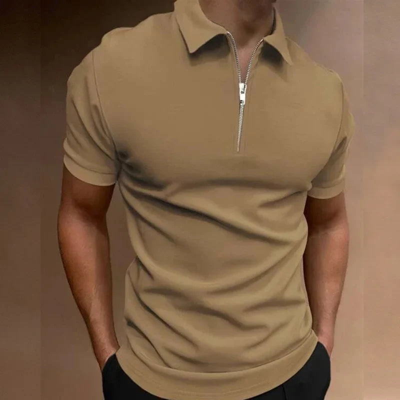 Lignes Parisiennes™ | Demi-zip Polo Shirt