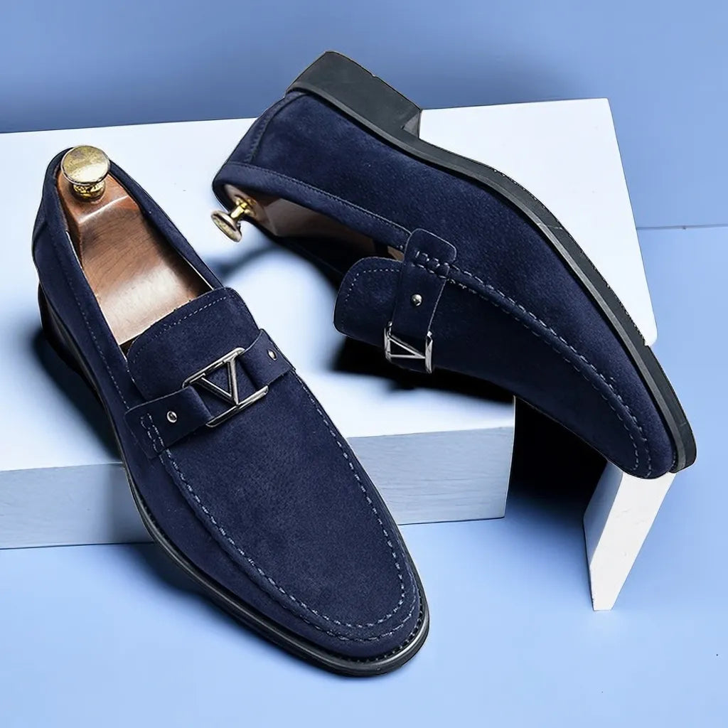 Lignes Parisiennes™ | Mocassins en daim fabriqués à la main