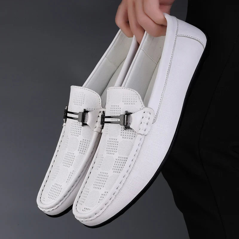 Lignes Parisiennes™ | Mocassins en cuir véritable