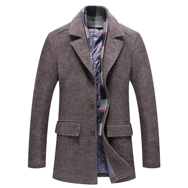 Lignes Parisiennes™ | Manteau classique en laine