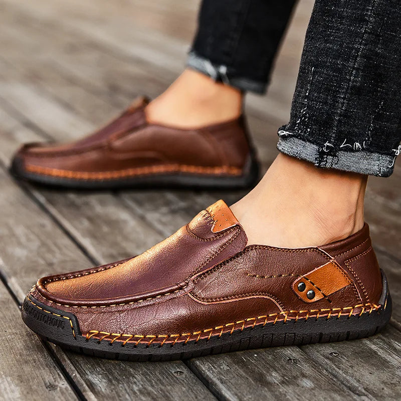 Lignes Parisiennes™ | Mocassins en cuir de première qualité