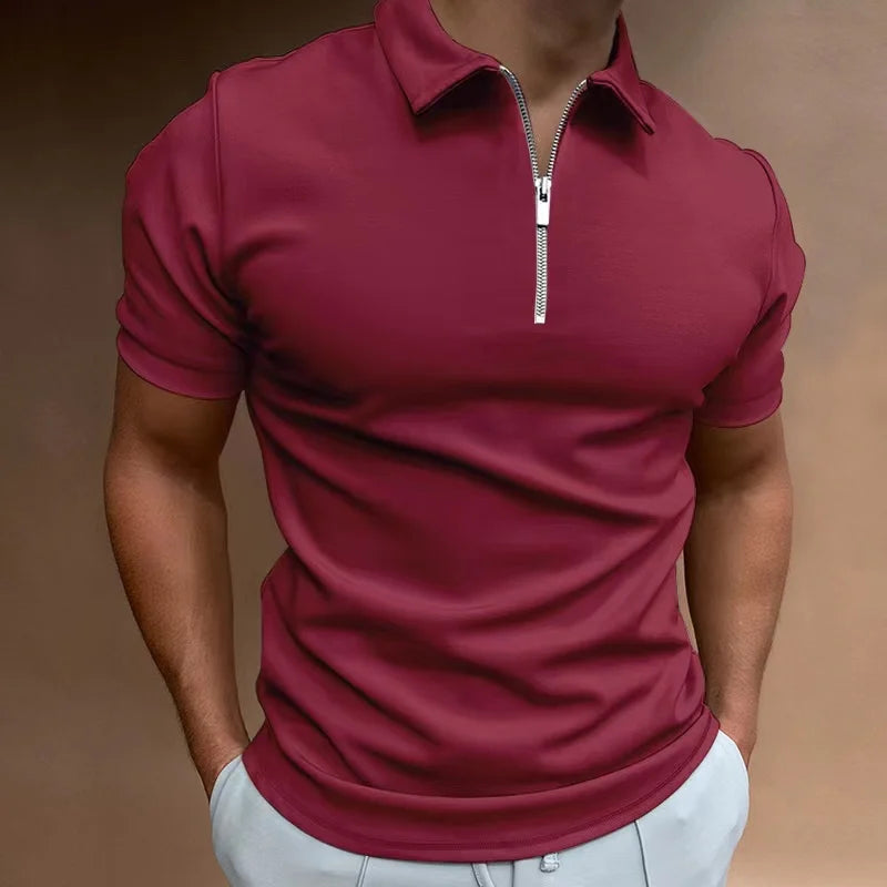 Lignes Parisiennes™ | Demi-zip Polo Shirt