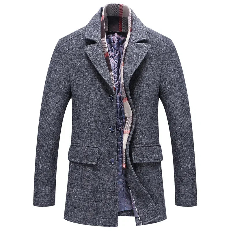 Lignes Parisiennes™ | Manteau classique en laine