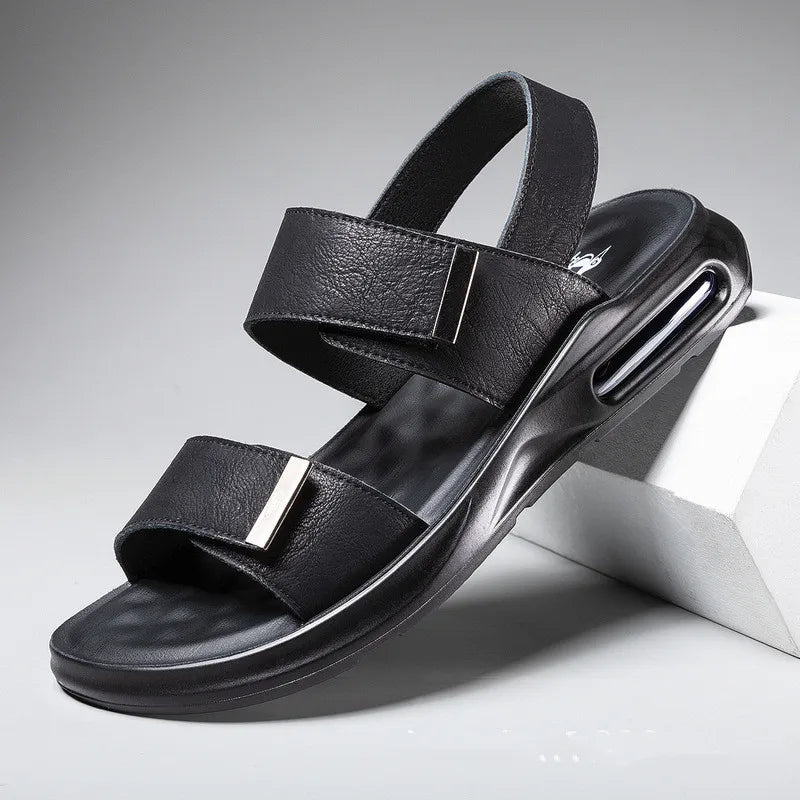 Lignes Parisiennes™ | Sandales en cuir véritable de luxe