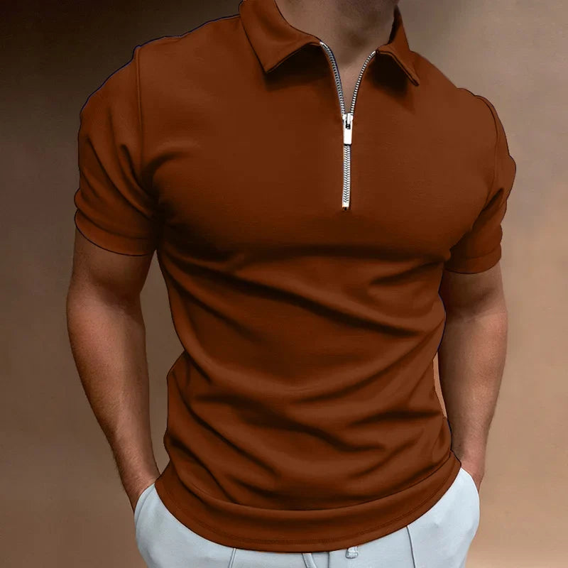 Lignes Parisiennes™ | Demi-zip Polo Shirt
