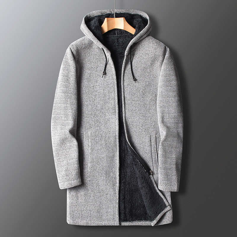 Lignes Parisiennes™ | Manteau à capuche en polaire