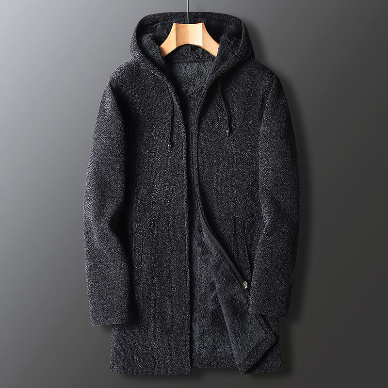 Lignes Parisiennes™ | Manteau à capuche en polaire