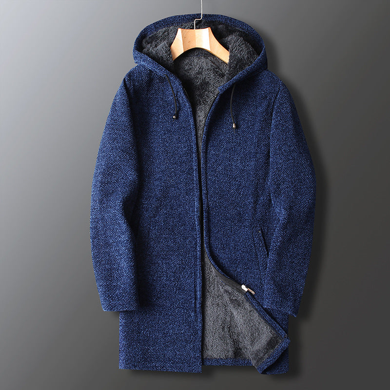 Lignes Parisiennes™ | Manteau à capuche en polaire