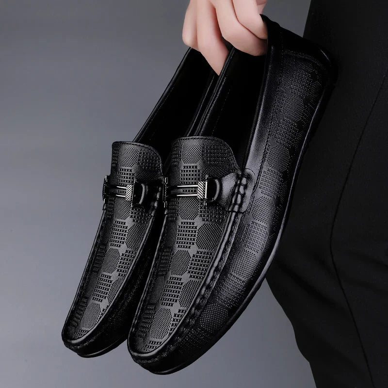Lignes Parisiennes™ | Mocassins en cuir véritable