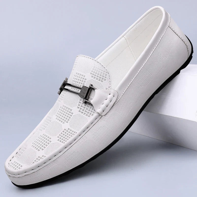 Lignes Parisiennes™ | Mocassins en cuir véritable