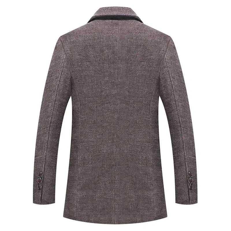 Lignes Parisiennes™ | Manteau classique en laine